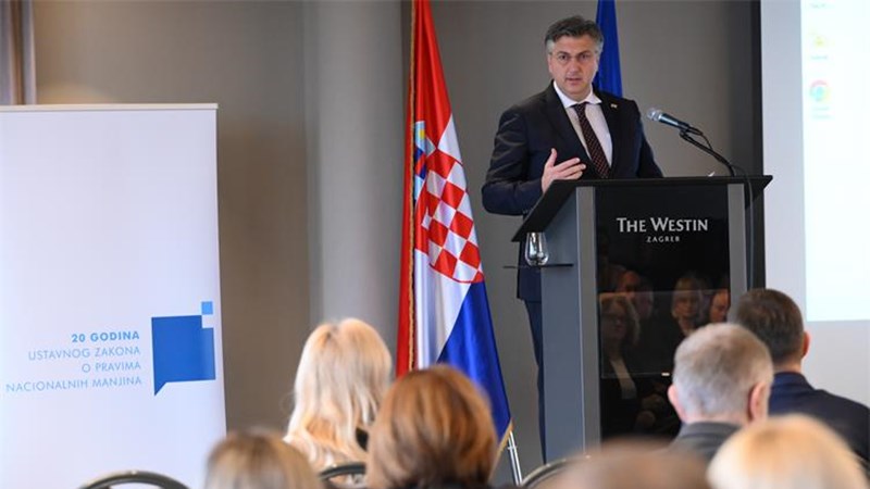 Plenković: Hrvatska ostvarila visoku razinu zaštite nacionalnih manjina